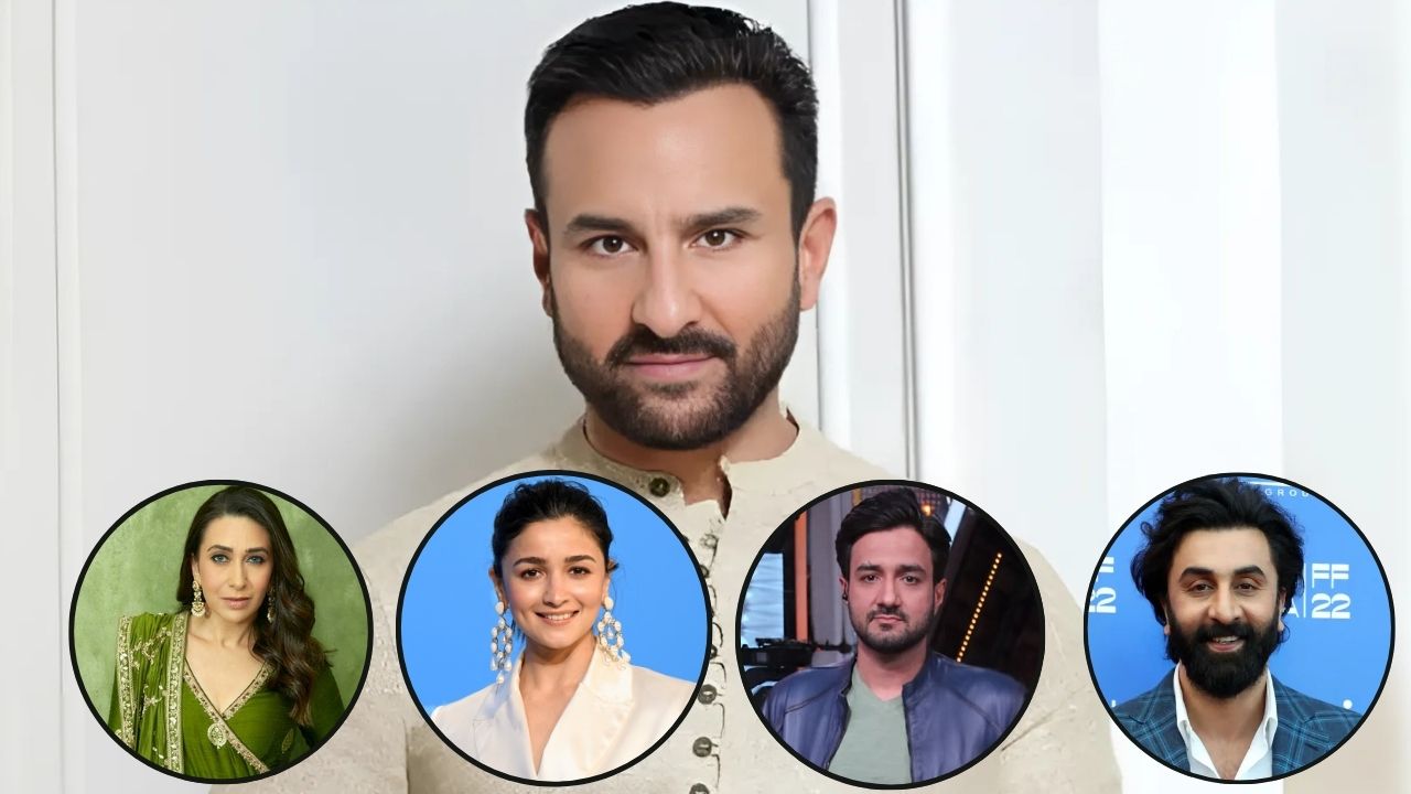 Bollywood celebrities rush to hospital to ask after injured Saif Ali Khan