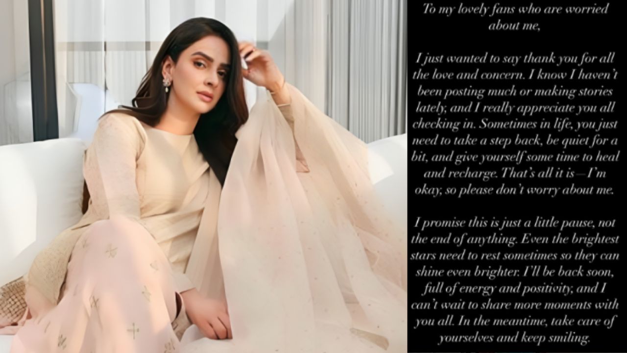 Here’s why Saba Qamar was taking a break from social media