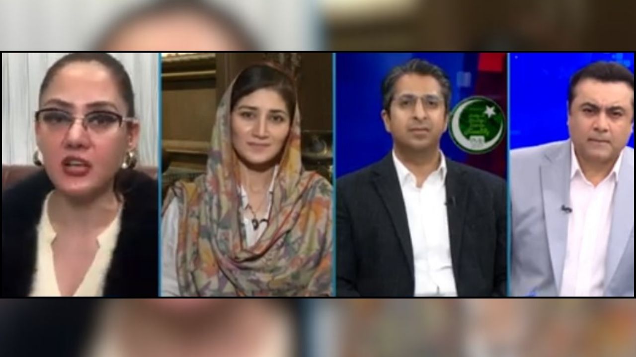 Heated debate erupts between Gharida Farooqi, Meher Bano Qureshi on TV show