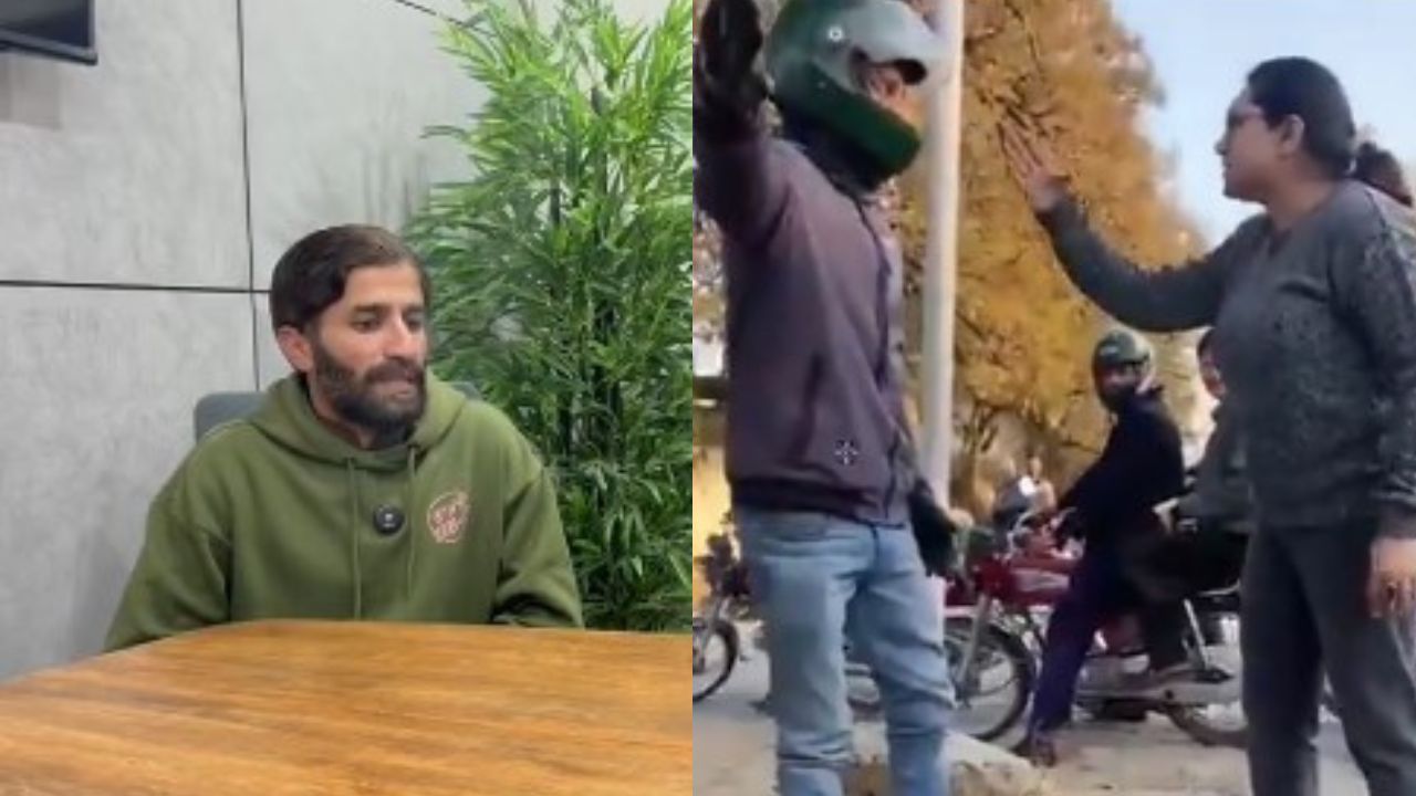 FIR registered after viral video shows woman driver assaulting biker