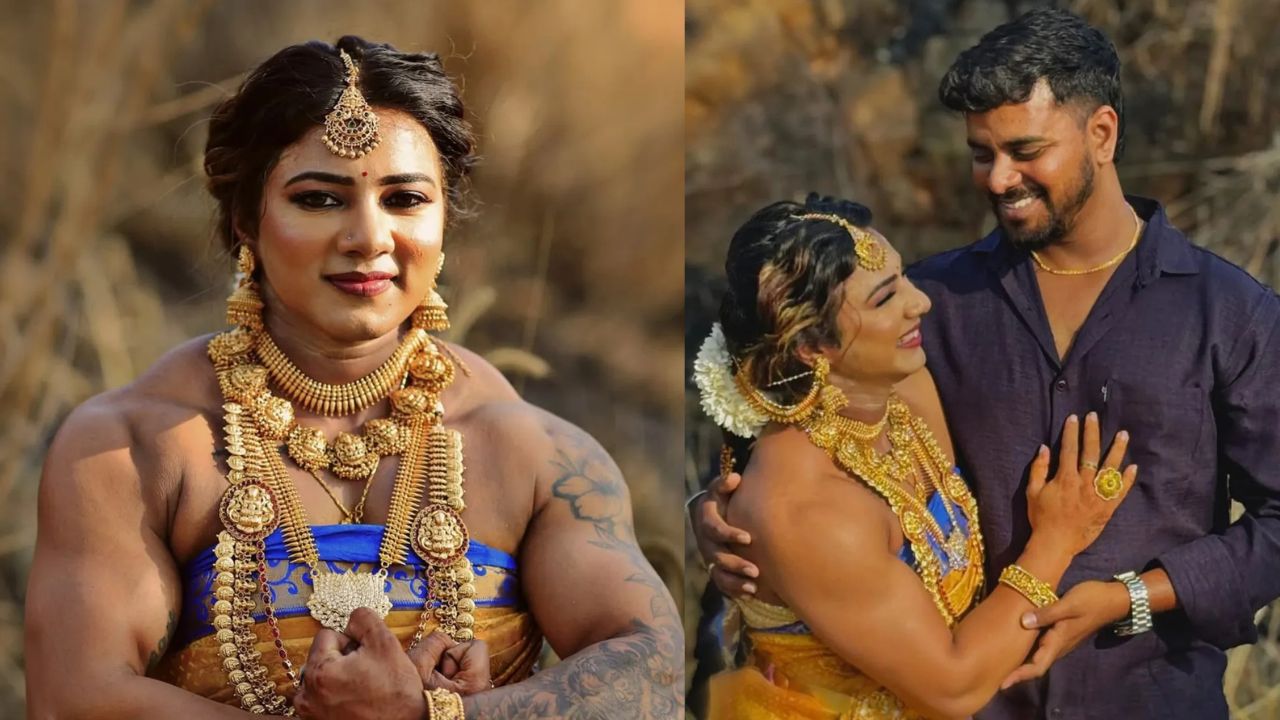 Bodybuilder bride from Karnataka takes social media by storm
