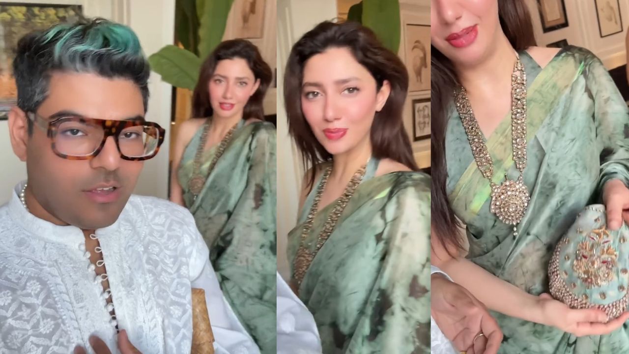 You’ll never guess where Mahira’s Eid sari is from
