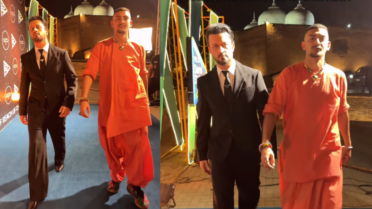 Atif Aslam and Faris Shafi break the internet with their power walk