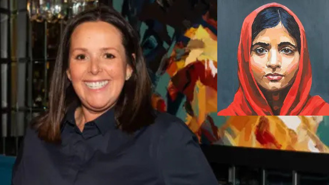 ‘Grief to gallery’: The woman behind the £51k Malala portrait
