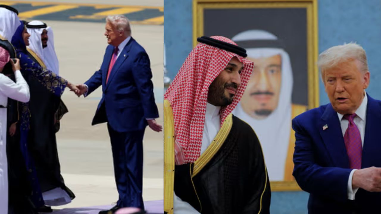 Donald Trump starts Gulf trip in Saudi Arabia seeking big economic deal
