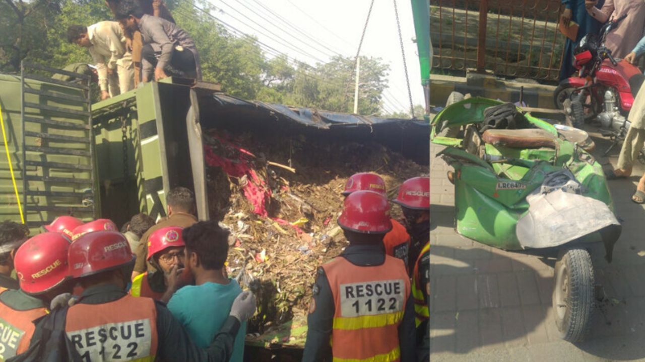 Five people killed, four injured in Lahore accident