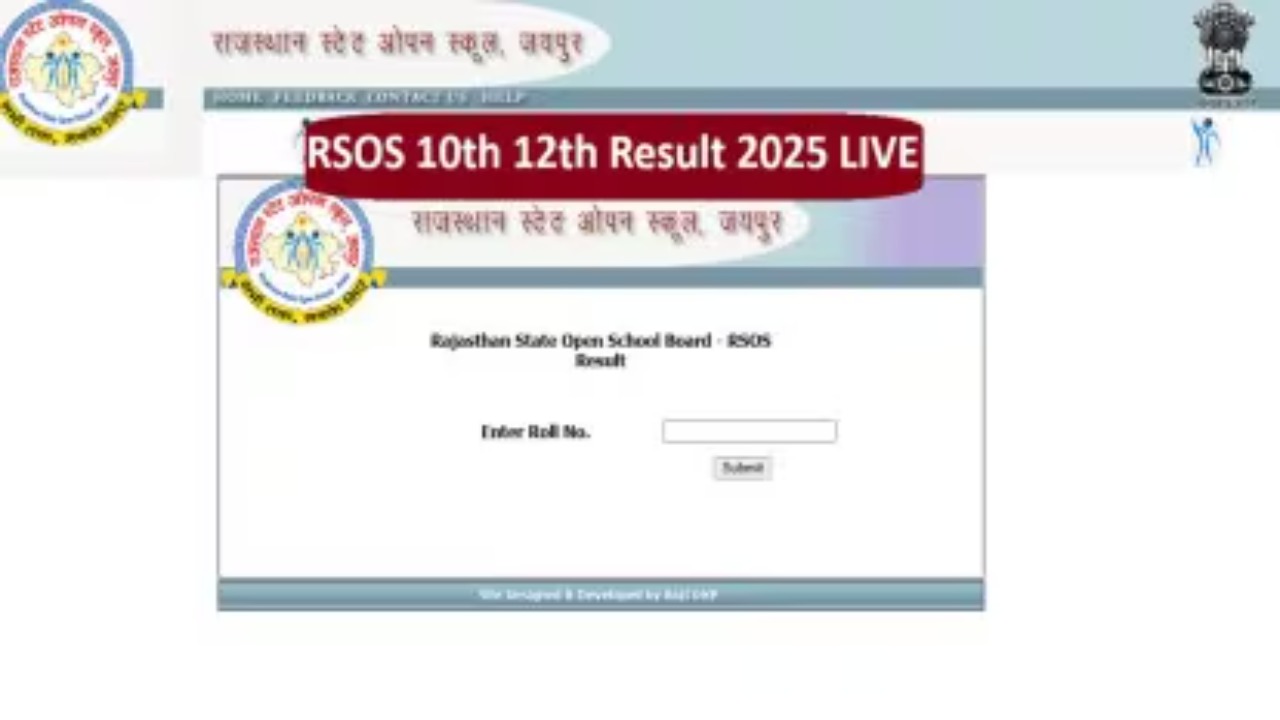 RSOS 2025: Key Facts on Rajasthan State Open School Results