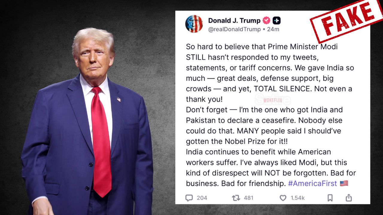 FACT CHECK: Did Trump just call Modi out for not responding to his tweets?