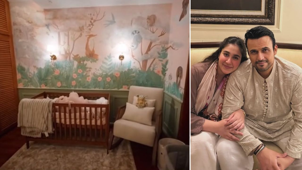 Usman Mukhtar turns his childhood room into dreamy nursery for baby Siera
