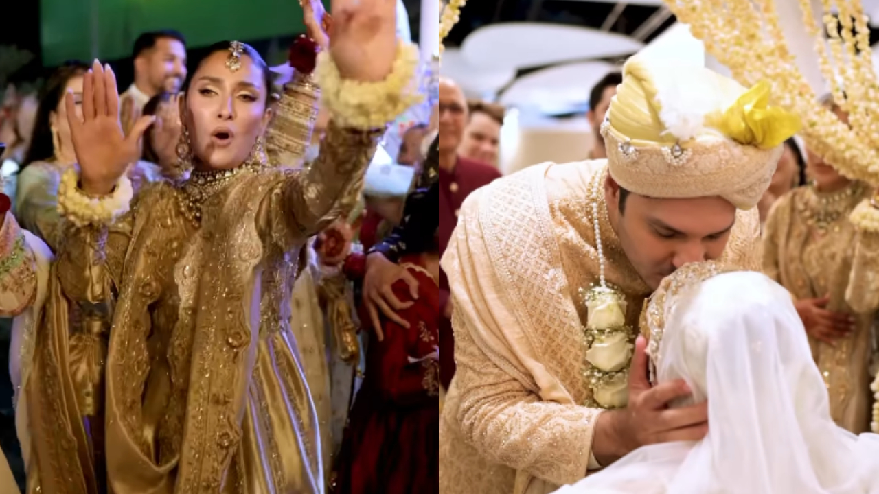 ‘Jootay do, paise lo’, Ayeza Khan welcomes her bhabhi in a fun-filled shaadi extravaganza