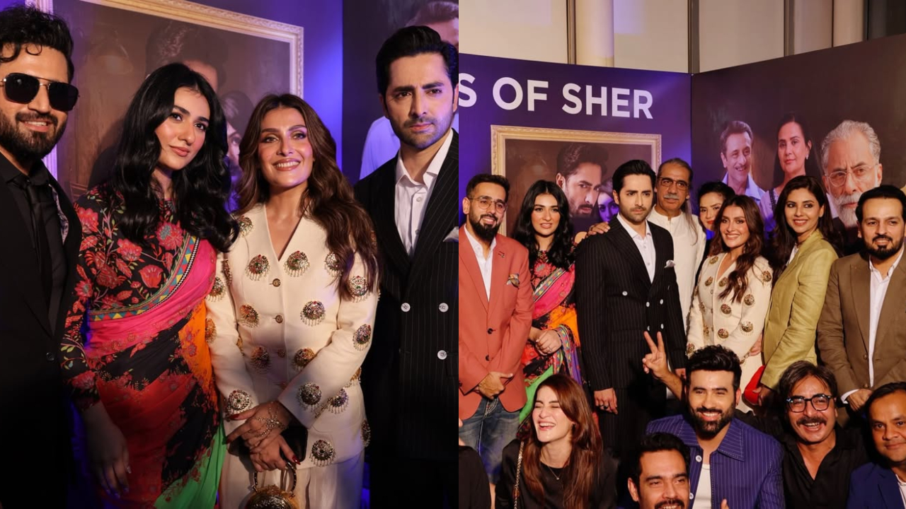 Sarah Khan, Danish Taimoor’s drama ‘Sher’ ends with star-studded finale screening