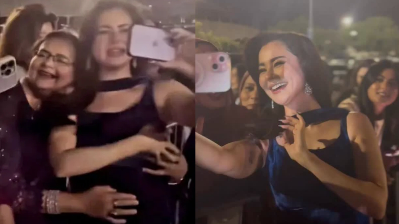 Fans act rowdy with Hania Aamir at Hum Awards red carpet