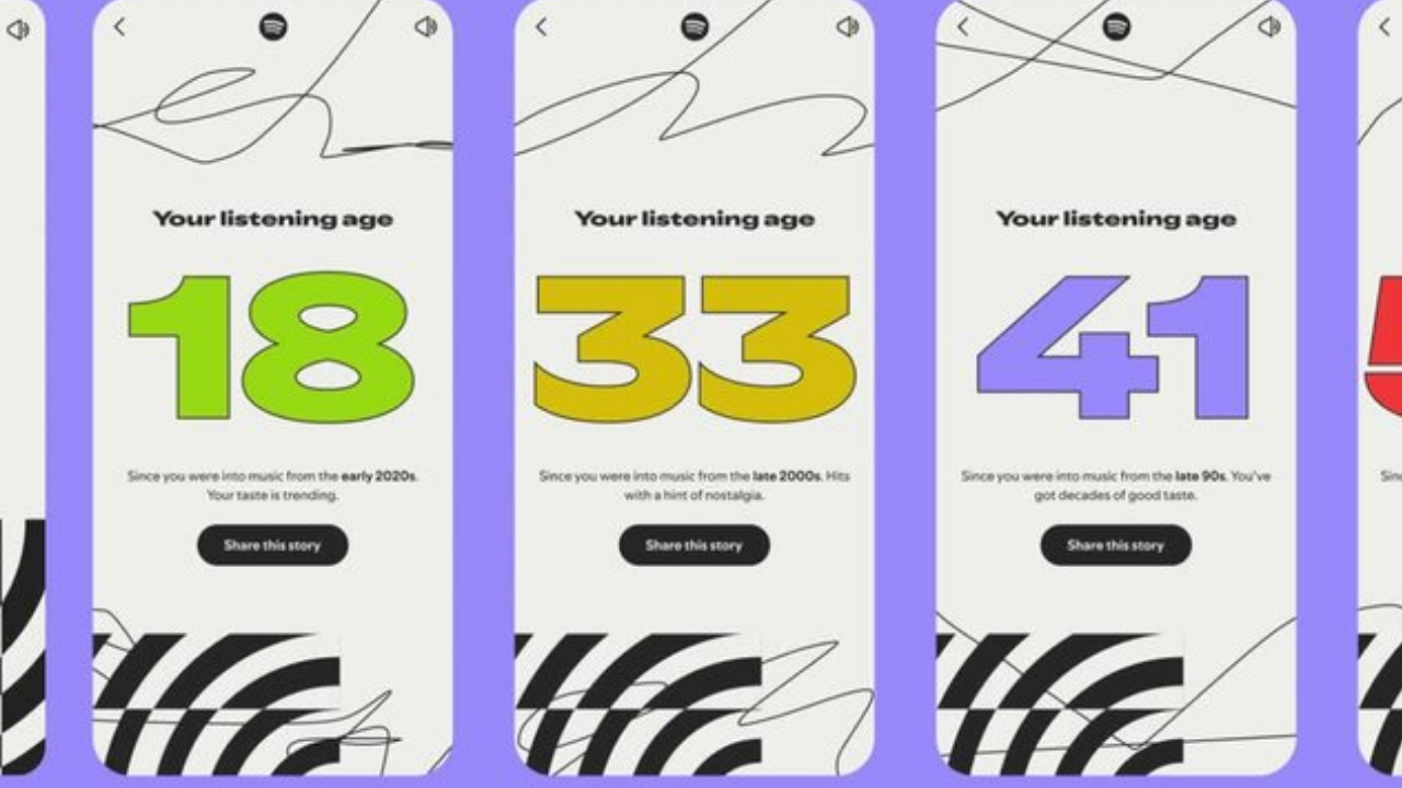 How old is your music taste? Spotify has the answer