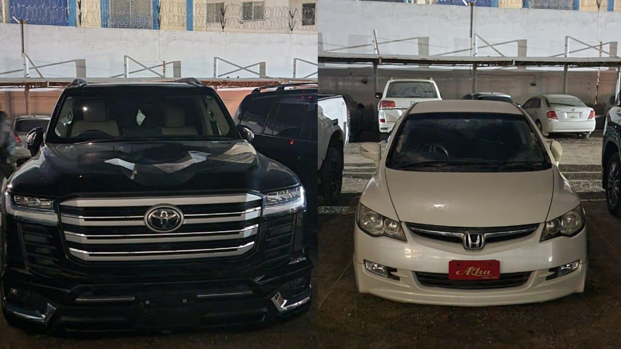 Non-customs paid vehicles worth Rs158m seized in Quetta