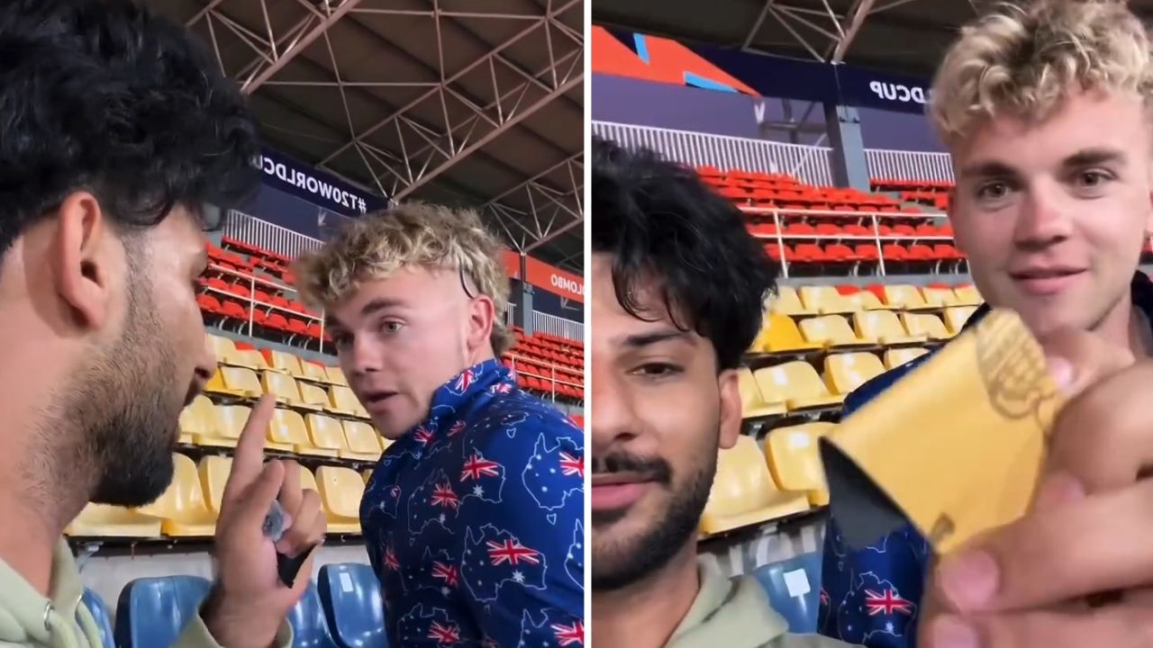 Pakistani fan confronts Australian content creator with sandpaper for trolling Usman Tariq