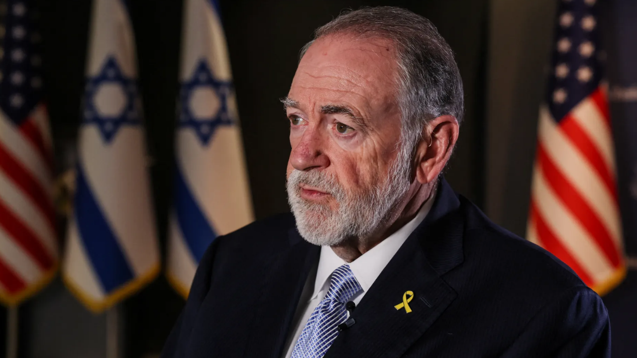 US ambassador Mike Huckabee says ‘It would be fine’ if Israel took all of Middle East