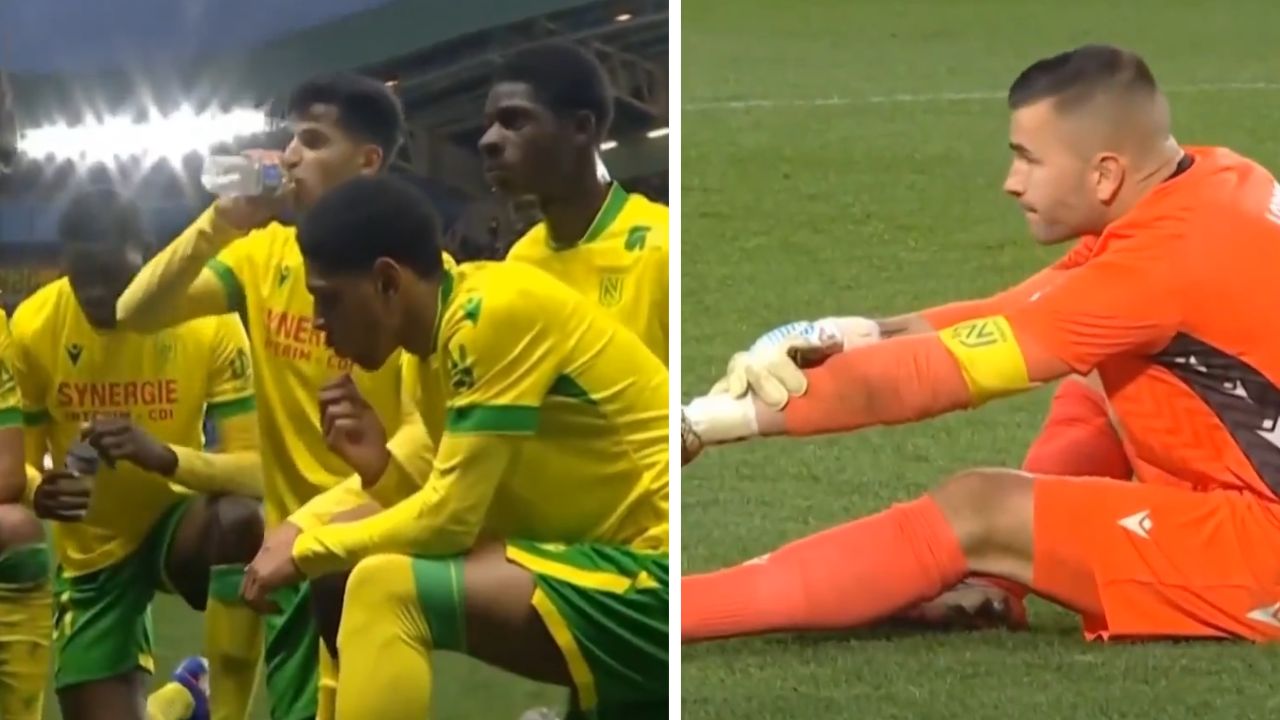 VIDEO: French goalkeeper feigns injury so Muslim teammates can break their fast