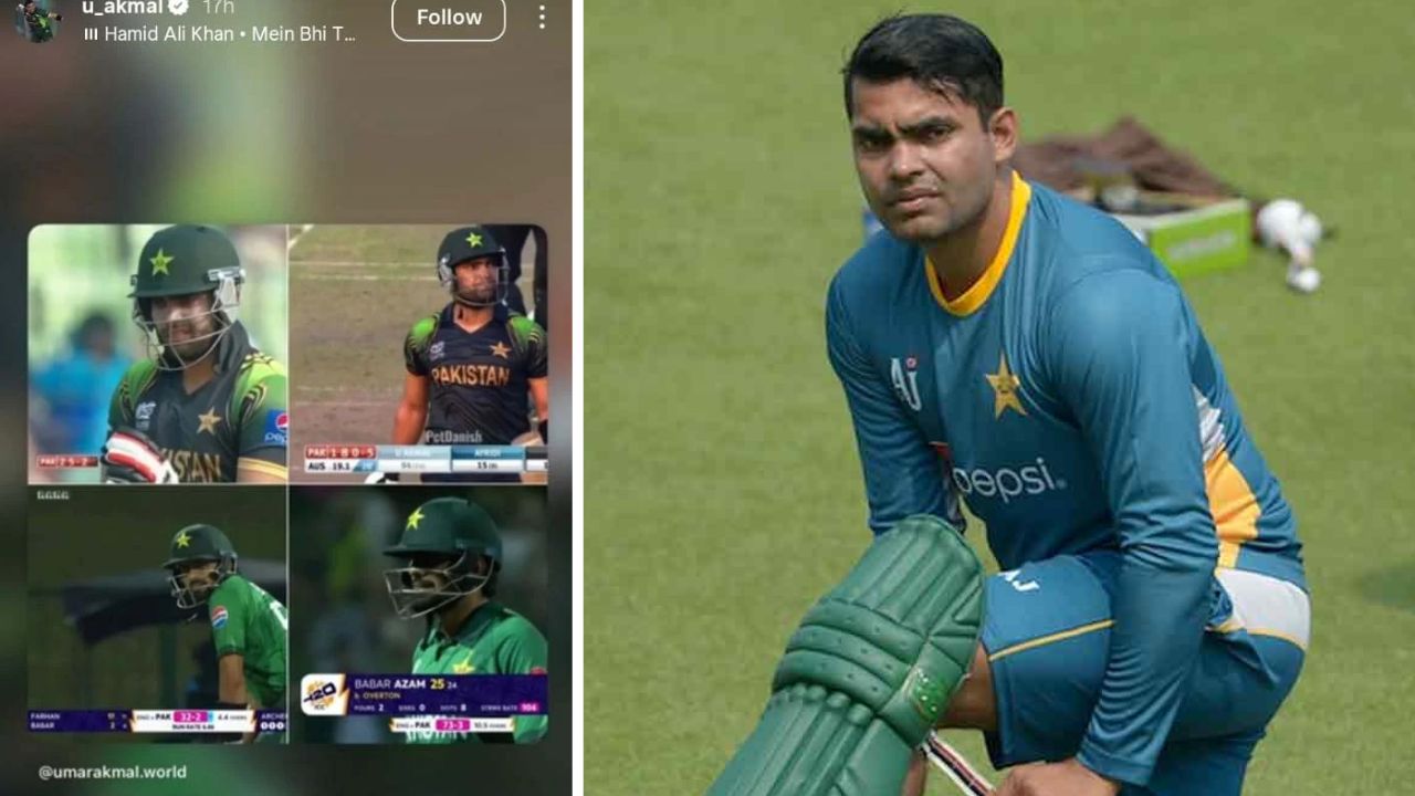 ‘Never my intention to compare’: Umar Akmal clarifies Instagram post after comparison with Babar Azam