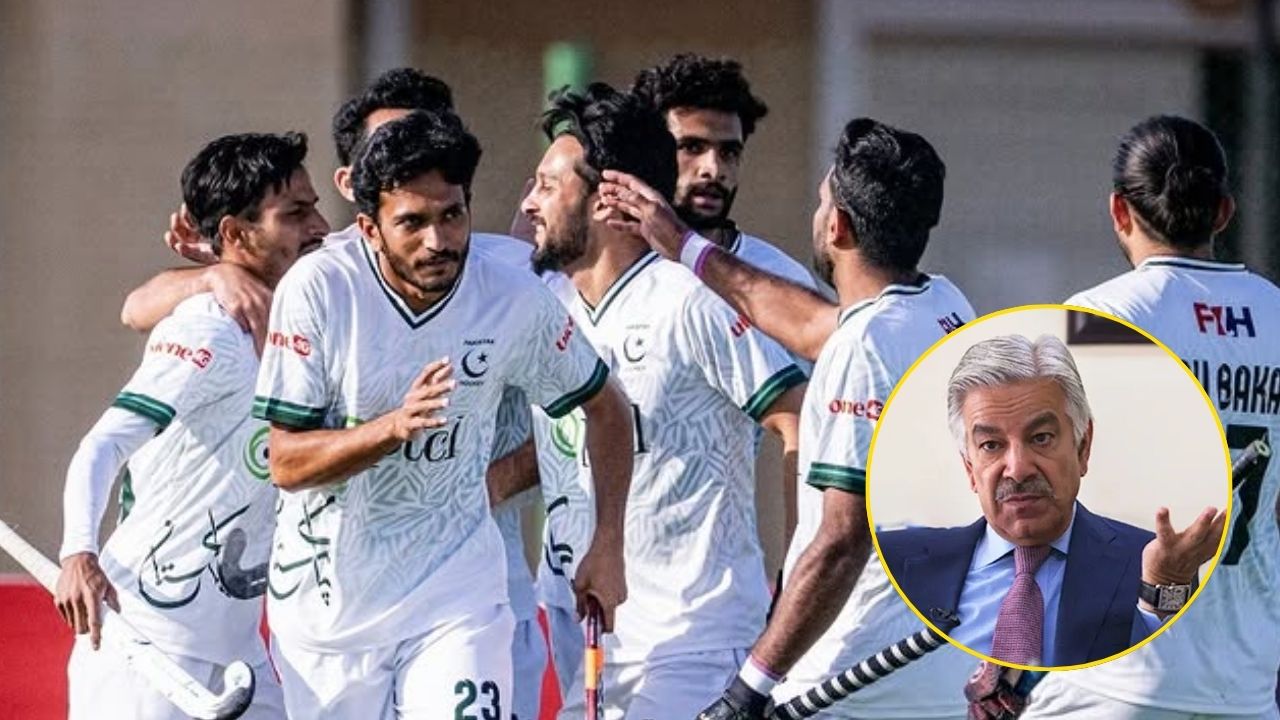 ‘Hub of looting’: Khawaja Asif slams former hockey management as Pakistan qualify for world cup